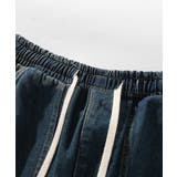 【HOOK】古着風ウォッシュデニム切り替えワイドパンツ | HOOK | 詳細画像11 