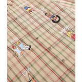 【HOOK】レトロ調人物刺繍チェック柄長袖シャツ | HOOK | 詳細画像5