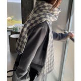 ハーリキンチェック柄リバーシブル マフラー メンズ | HOOK | 詳細画像9