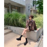 厚底ソールストレッチショートブーツ 韓国ファッション ワンピース | aimoha  | 詳細画像23 