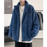 ユニセックススタンドカラーボアジャケット メンズ カップル | aimoha men | 詳細画像2