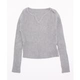 ミニ丈ハートネックリブニットトップス 韓国ファッション ニット | aimoha  | 詳細画像43 