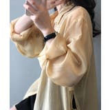 韓国風脇紐透け感UVカットブラウス 長袖 tシャツ | aimoha  | 詳細画像38 