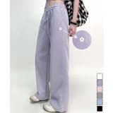 ロゴワッペンワイドパンツ | aimoha  | 詳細画像1 