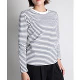 ボーダー長袖Tシャツ | aimoha | 詳細画像2