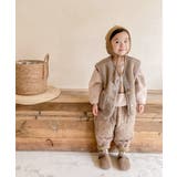 韓国子供服 暖かいパイピングボアベスト 韓国子供服 | aimoha kids | 詳細画像8