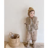 韓国子供服 暖かいパイピングボアベスト 韓国子供服 | aimoha kids | 詳細画像9