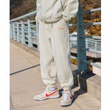 ホワイト | ベーシック 刺繍入り暖かいボアスウェットパンツ ジョガーパンツ | HOOK