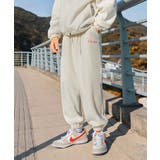 ベーシック 刺繍入り暖かいボアスウェットパンツ ジョガーパンツ | HOOK | 詳細画像20 