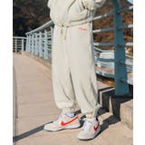 ベーシック 刺繍入り暖かいボアスウェットパンツ ジョガーパンツ | HOOK | 詳細画像21 