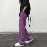 パープル | 【genxder】ユニセックスレトロデニムパンツ 韓国ファッション ストリート系 | aimoha men