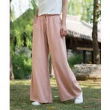 ピンク | 新作 リラックスワイドパンツ カジュアル | aimoha 