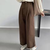 タック入りカーゴパンツ 韓国ファッション ワイドパンツ | aimoha | 詳細画像1