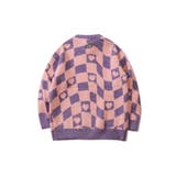 ハートと市松模様ニット風スウェット ストリート系 ロンT | HOOK | 詳細画像5