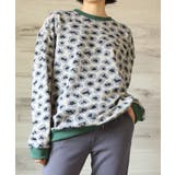 バック刺繍レオパード総柄スウェットストリート系 ロンT スウェット | HOOK | 詳細画像31