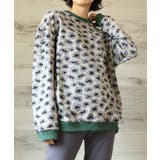 バック刺繍レオパード総柄スウェットストリート系 ロンT スウェット | HOOK | 詳細画像32