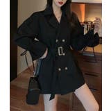 【Jasmine】ミニ丈トレンチコート＆トレンチワンピース 韓国ファッション ツ… | aimoha  | 詳細画像3 