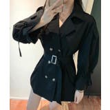 【Jasmine】ミニ丈トレンチコート＆トレンチワンピース 韓国ファッション ツ… | aimoha  | 詳細画像9 