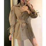 【Jasmine】ミニ丈トレンチコート＆トレンチワンピース 韓国ファッション ツ… | aimoha  | 詳細画像12 