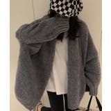 シンプルチュニックトッパー カーディガン 韓国ファッション | aimoha  | 詳細画像12 