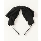 ベルベット生地リボンとビジューパールのロマンティックカチューシャ 量産型 | aimoha | 詳細画像3