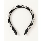 ベルベット生地リボンとビジューパールのロマンティックカチューシャ 量産型 | aimoha | 詳細画像8