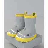 グレー×イエロー | 【aimoha KIDS 】【定番】激かわいい立体的なシャーク | aimoha kids