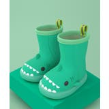 グリーン | 【aimoha KIDS 】【定番】激かわいい立体的なシャーク | aimoha kids