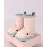 ピンク×グレー | 【aimoha KIDS 】【定番】激かわいい立体的なシャーク | aimoha kids
