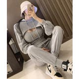 超ショート丈パーカースウェットセットアップ 韓国ファッション レディース | aimoha | 詳細画像37