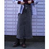 オリジナル ストレートデニムハイウエストロングスカート デニムスカート | aimoha  | 詳細画像26 