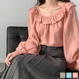 2023新作 ふんわりボリューム袖ブラウス 韓国ファッション | aimoha  | 詳細画像1 