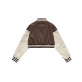 ブルゾンアメカジワッペン刺繍スタジャンジャケット クロップド丈 ストリート系 | HOOK | 詳細画像6