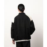 ブルゾン【HOOK】アメカジワッペン刺繍配色切り替えハイネックブルゾン ストリー… | HOOK | 詳細画像12 