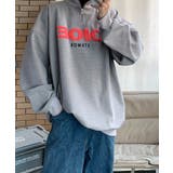 グレー | ハーフジップスウェット ストリート系 オラオラ系 | aimoha men