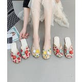 かわいい柄サンダル レディース ぺたんこ | aimoha | 詳細画像8