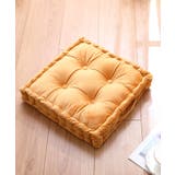 イエロー | フワフワモチモチスクエアクッション 座布団 クッション | aimoha 