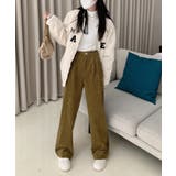 コーディロイタックワイドパンツ フルレングスパンツ ロング丈 | aimoha | 詳細画像6