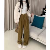 コーディロイタックワイドパンツ フルレングスパンツ ロング丈 | aimoha | 詳細画像7