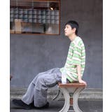HOOK -original- ワッペン刺繍入り配色ボーダー半袖TEE【SS】 | HOOK | 詳細画像23