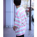 HOOK -original- ワッペン刺繍入り配色ボーダー半袖TEE【SS】 | HOOK | 詳細画像32