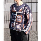 HOOK -original- 配色ハンドニットクロシェカーデ | HOOK | 詳細画像11