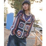 HOOK -original- 配色ハンドニットクロシェカーデ | HOOK | 詳細画像22