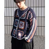 HOOK -original- 配色ハンドニットクロシェカーデ | HOOK | 詳細画像14
