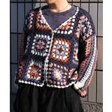 HOOK -original- 配色ハンドニットクロシェカーデ | HOOK | 詳細画像15