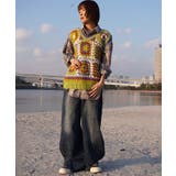 HOOK -original- 配色ハンドニットクロシェベスト | HOOK | 詳細画像45 