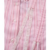 【HOOK】for girls  アシメトリーシャーリングストライプ柄シャツ | HOOK | 詳細画像18 