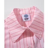 【HOOK】for girls  アシメトリーシャーリングストライプ柄シャツ | HOOK | 詳細画像19 