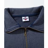 HOOK  original  アメカジパッチ刺繍デニム風ウォッシュハーフジップ | HOOK | 詳細画像10 