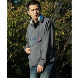 HOOK  original  アメカジパッチ刺繍デニム風ウォッシュハーフジップ | HOOK | 詳細画像15 